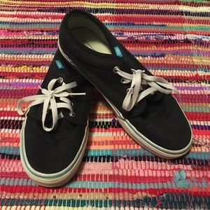 Very Much LIKE NEW Turquoise & Black Vans 👟